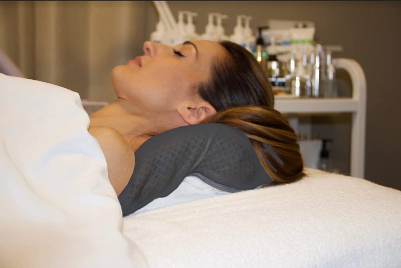 Spry Recovery Pillow Supportive Contouring Pillow with Adaptive Flo-Form Technology Great for Neck and Back Pain (Charcoal) - Image 4